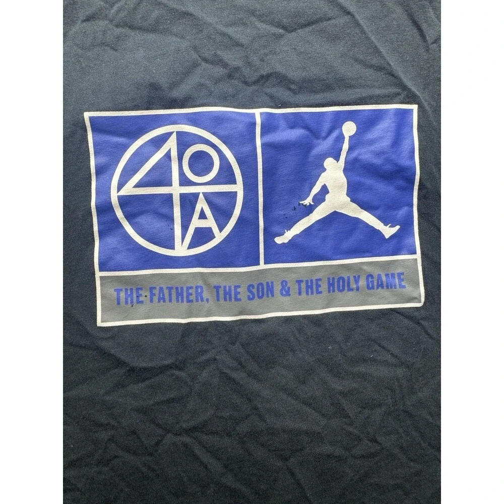 Air Jordan Shirt Mens 2XL Black Nike Spike Lee The Father The Son The Holy Game